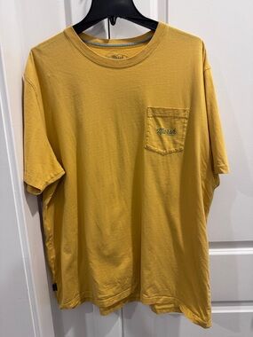 Marsh Wear Classic Crewneck Pocket Tee in Mustard